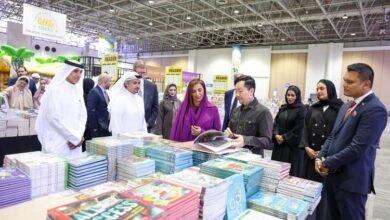 بدور القاسمي تفتتح معرض كتاب "بيغ باد وولف" الشارقة
