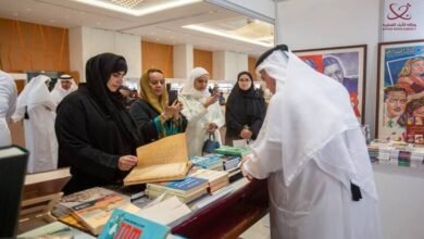 (تقرير) بدء فعاليات معرض جامعة قطر للكتاب في دورته الثانية