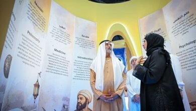الشيخ نهيان بن مبارك يزور معرض أبوظبي الدولي للكتاب 2025