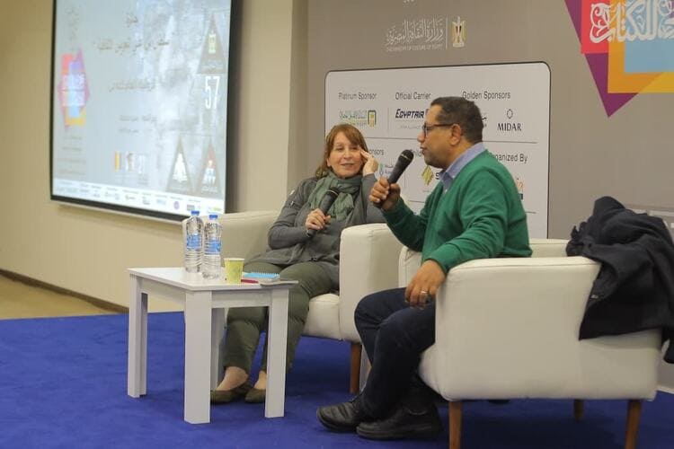 معرض القاهرة للكتاب يحتفي بالروائية إنعام كجه جي الفائزة بجائزة "العويس"